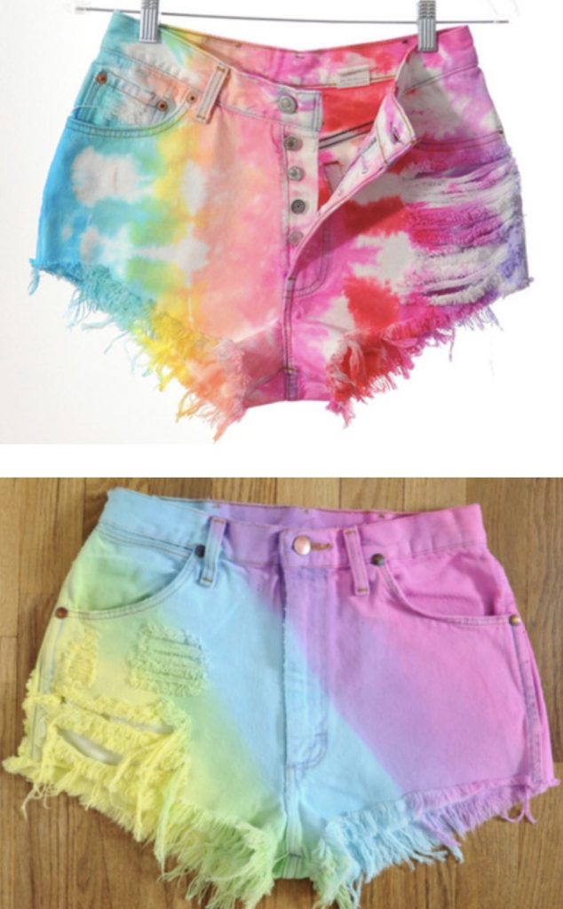painted shorts
